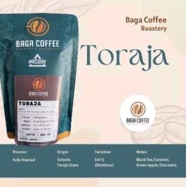 

Baga Coffee Toraja Arabica Whole Bean 200g