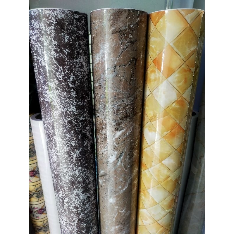 wallpaper/wallsticker/stiker lantai/stiker tembok motif marmer