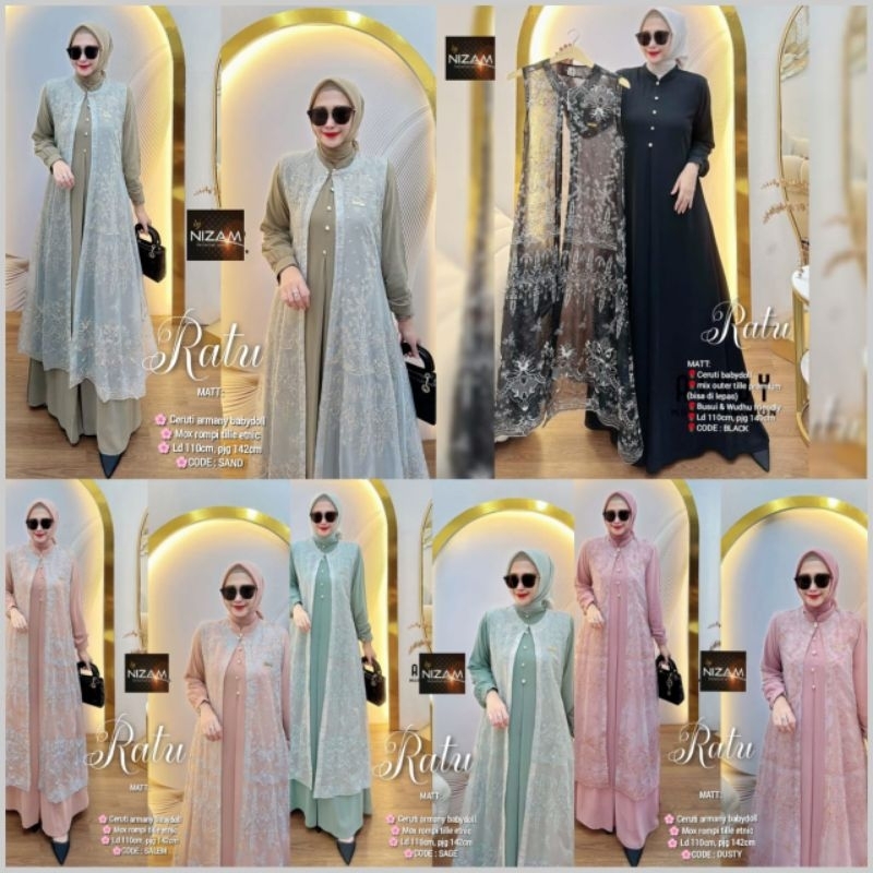 RATU DRESS 2IN1 BY NIZAM