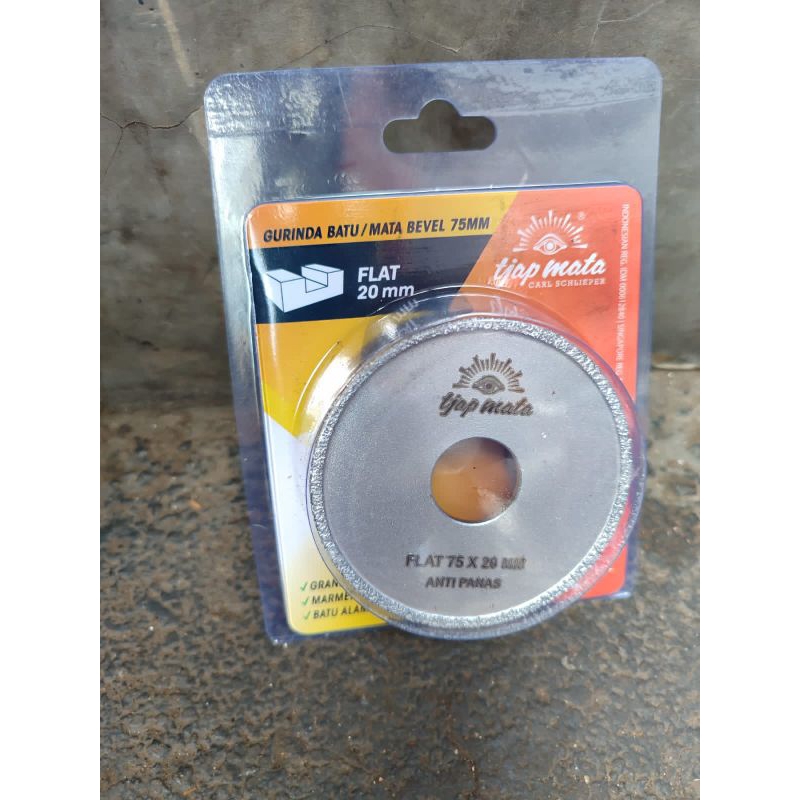 mata gerinda / GURINDA BATU FLAT 75 × 20 MM TJAP MATA