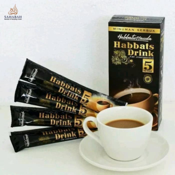 

Unik Habbats Drink 5 In 1/Minuman Instan Habbatussauda/Minuman Serbuk Berkualitas