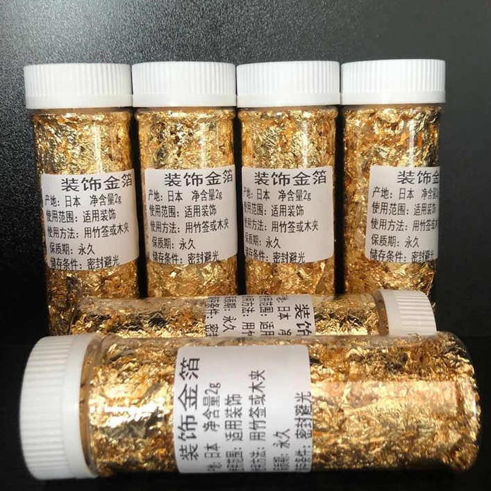 

Edible Gold Leaf Silver Leaf Sheet Bisa Dimakan / Kemakan Kertas Emas 2GRAM NEW