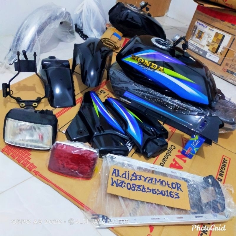 TANGKI GL PRO GL MAX NAT LURUS BODY SET GL PRO GL MAX FULLSET  SETRIPING SUDAH DI LAPISIN PERNIS CLE