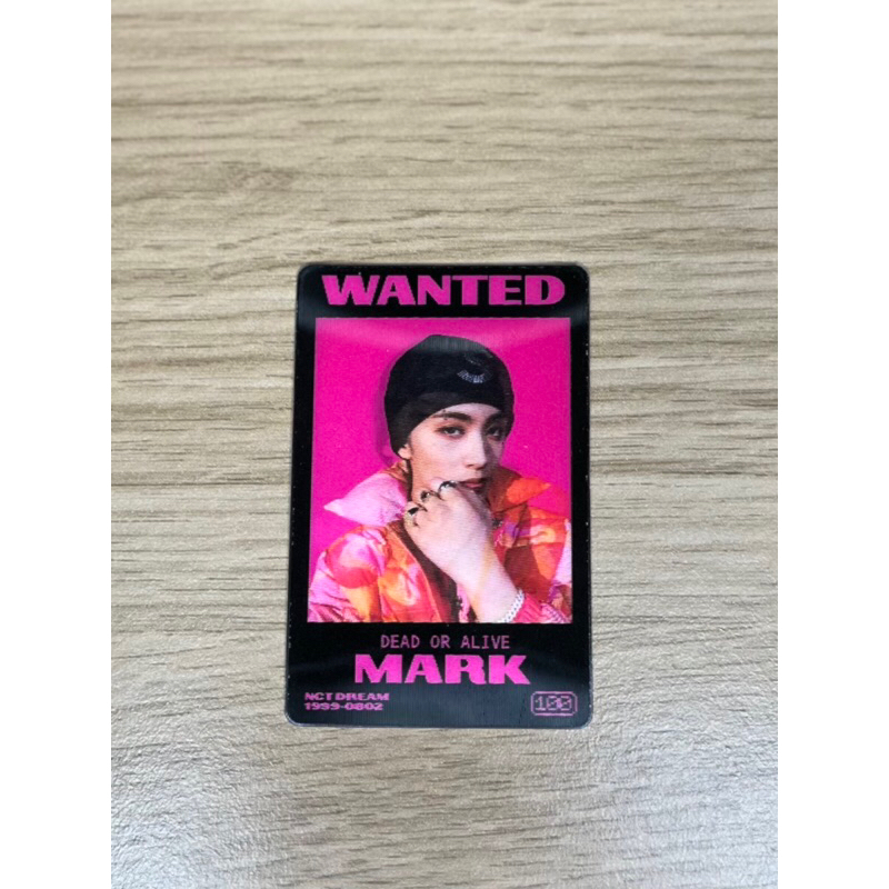 Official PC Photo Card lenti Mark NCT Dream Glitch Mode