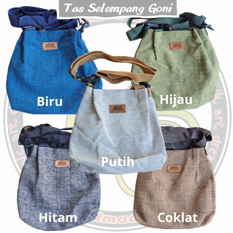 Tas goni/Slig bag Goni/handbag/Tas slempang goni