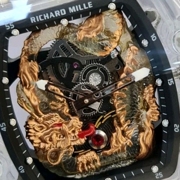 Jam tangan Automatic Swiss RM 57-03 Will Pan Dragon Sapphire fullset