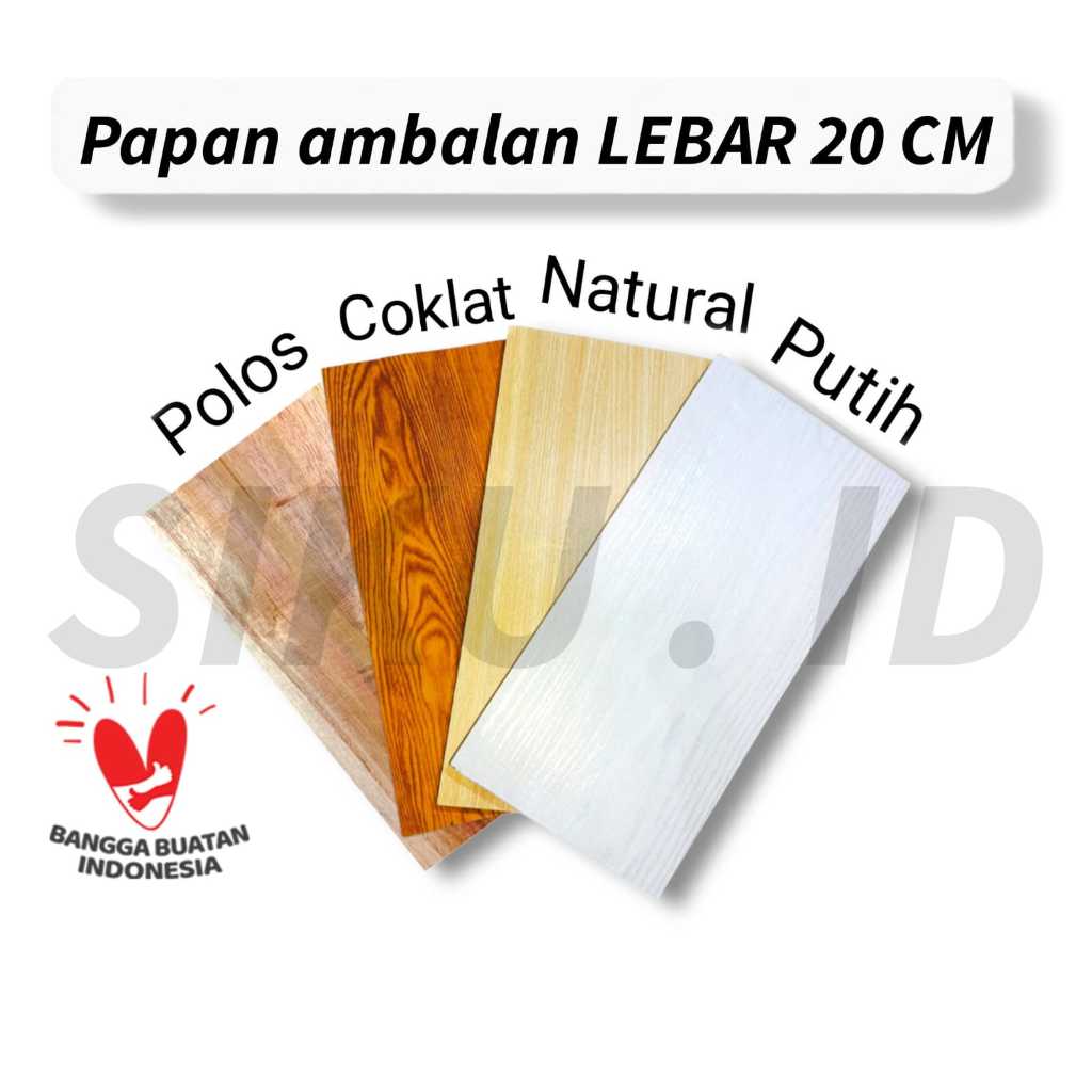 papan ambalan Lebar 20cm / kayu ambalan / rak ambalan gantung