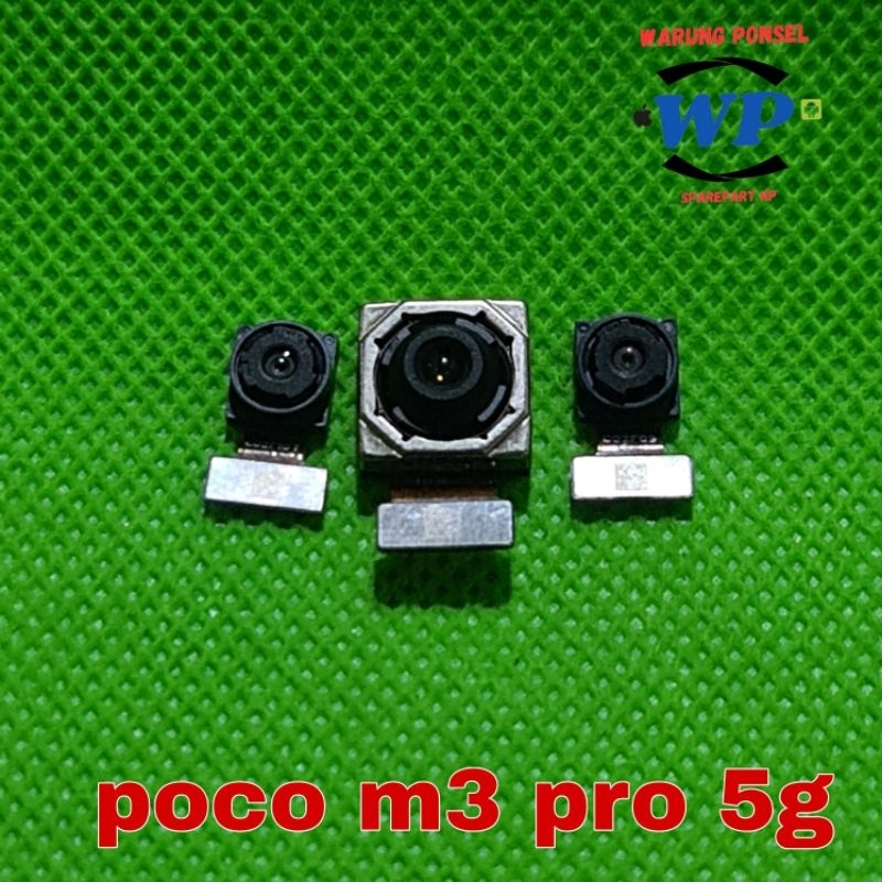 KAMERA BELAKANG REDMI XIAOMI POCO M3 PRO 5G ORI COPOTAN NORMAL GARANSI TES