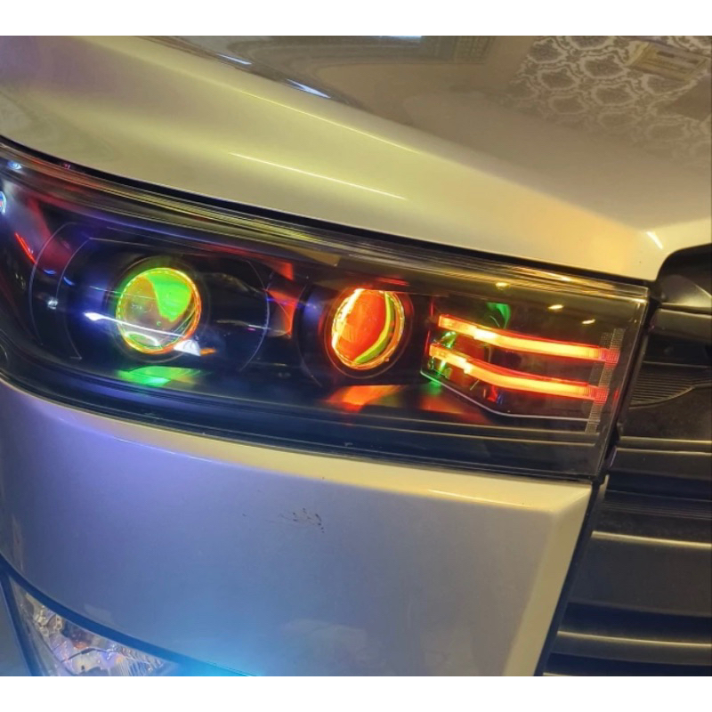 lampu innova reborn rgb metrik headlamp custom innova G V venturer