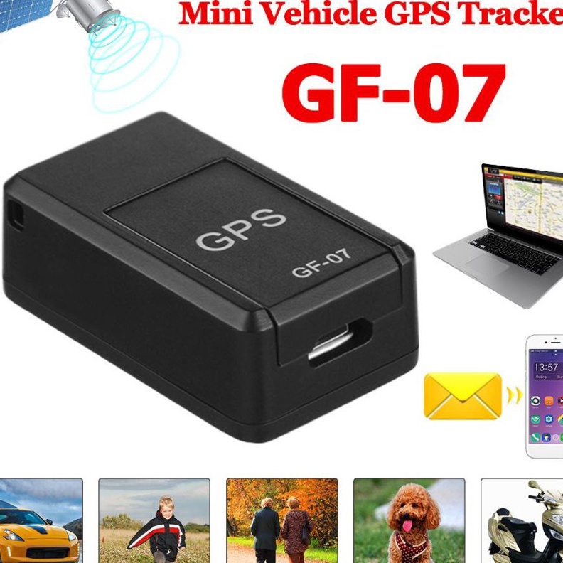 HJ6 Alat Pelacak Lokasi Mobil Motor GPS GF7 Tracker Mini Alat Pelacak Lokasi Mobil Motor Tracking De