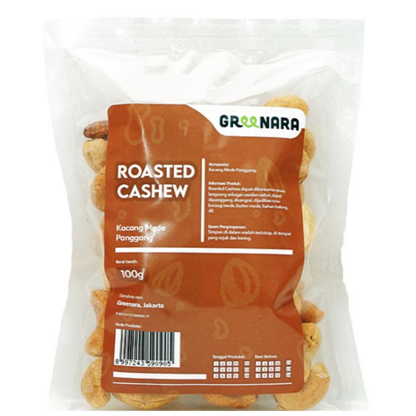 

KF7 Greenara Kacang Mede Panggang 1gr Roasted Cashew