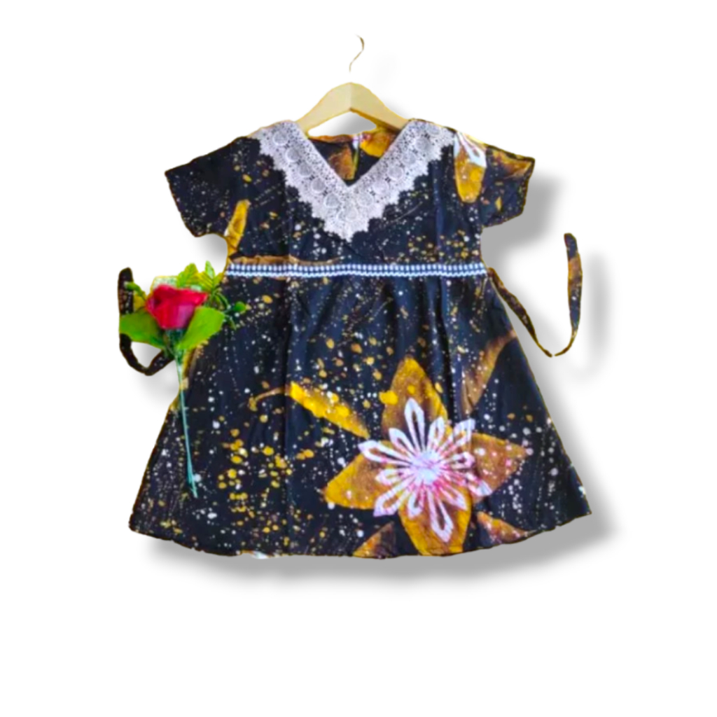 PAKET 3PCS DASTER ARAB 1-2-3-4 tahun Grosir baju anak perempuan cantik rayon murah santai bayi motif