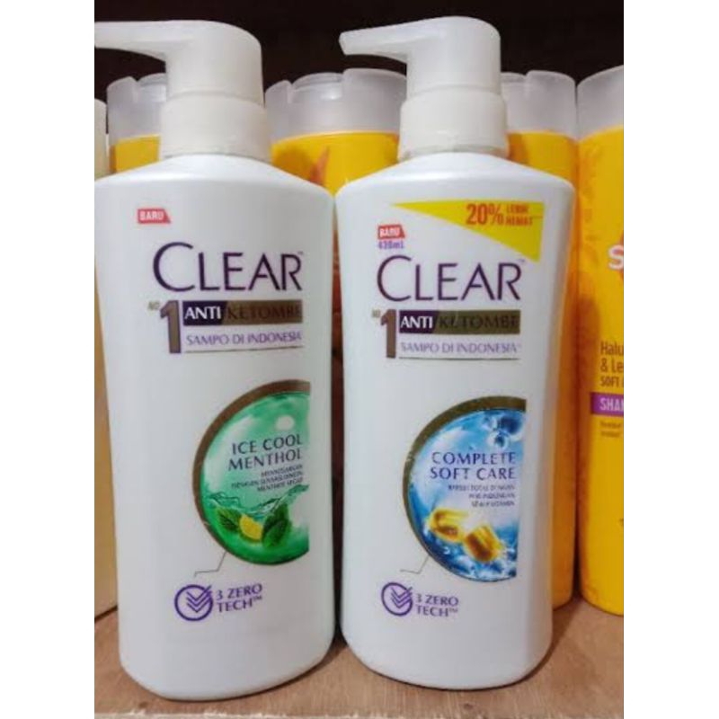 clear sampo 400ml/660ml