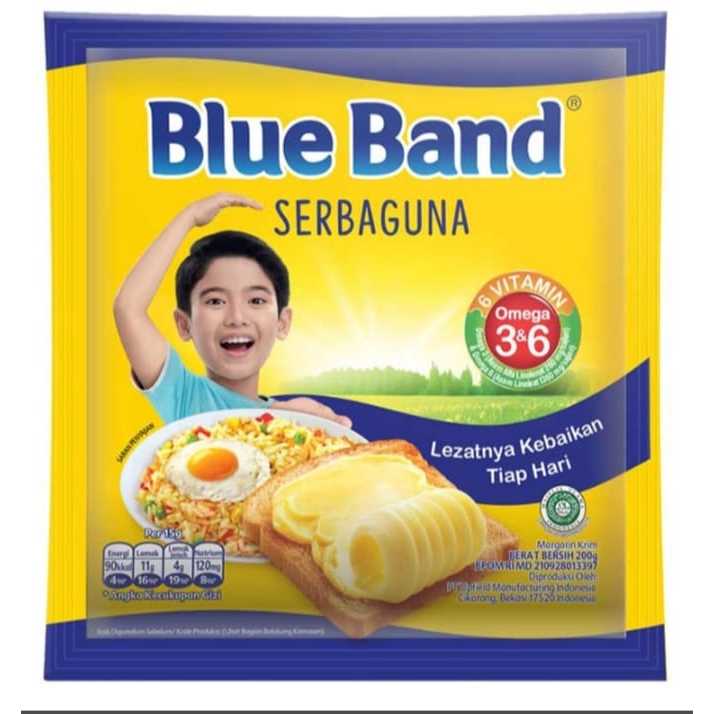 

Blue Band Serbaguna 200 gram Blue Band Margarine Serbaguna Margarin Masak 200 gr Blueband Mentega