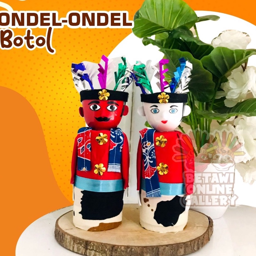 Boneka OndelOndel Mini Mainan Anak SEPASANG ART J3H9