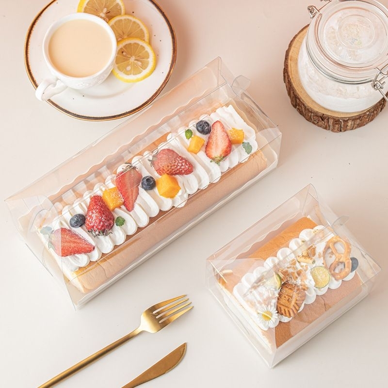 

Box Mika Cup Cake | Kotak Muffin Dessert | Transparent Cupcake Box 26.5x11x10cm