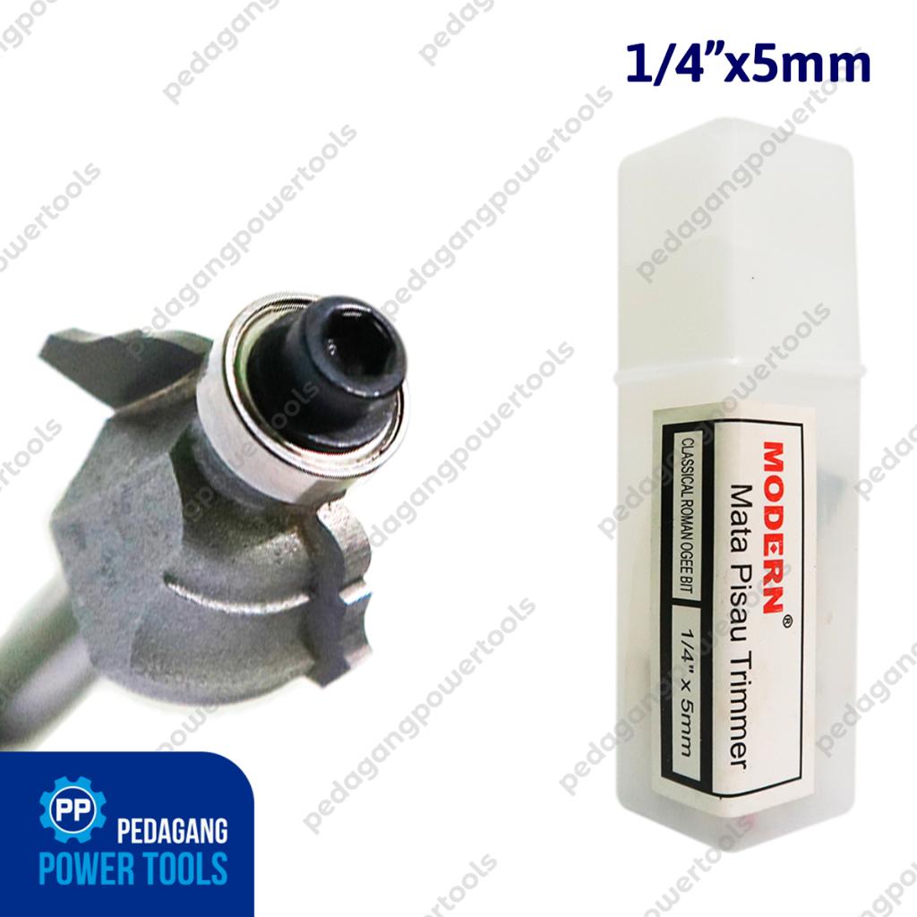 MATA CLASSICAL ROMAN OGEE BIT 5 MM PROFIL KAYU WOOD TRIMMER ROUTER