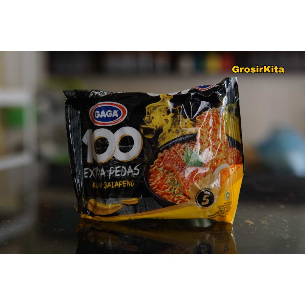 

GAGA 100 MIE INSTAN KUAH JALAPENO EXTRA PEDAS 75 GRAM