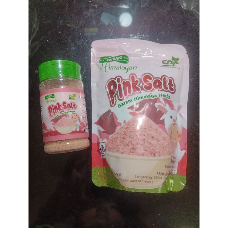 

Pink salt himalayan herbs / bumbu masak garam alami