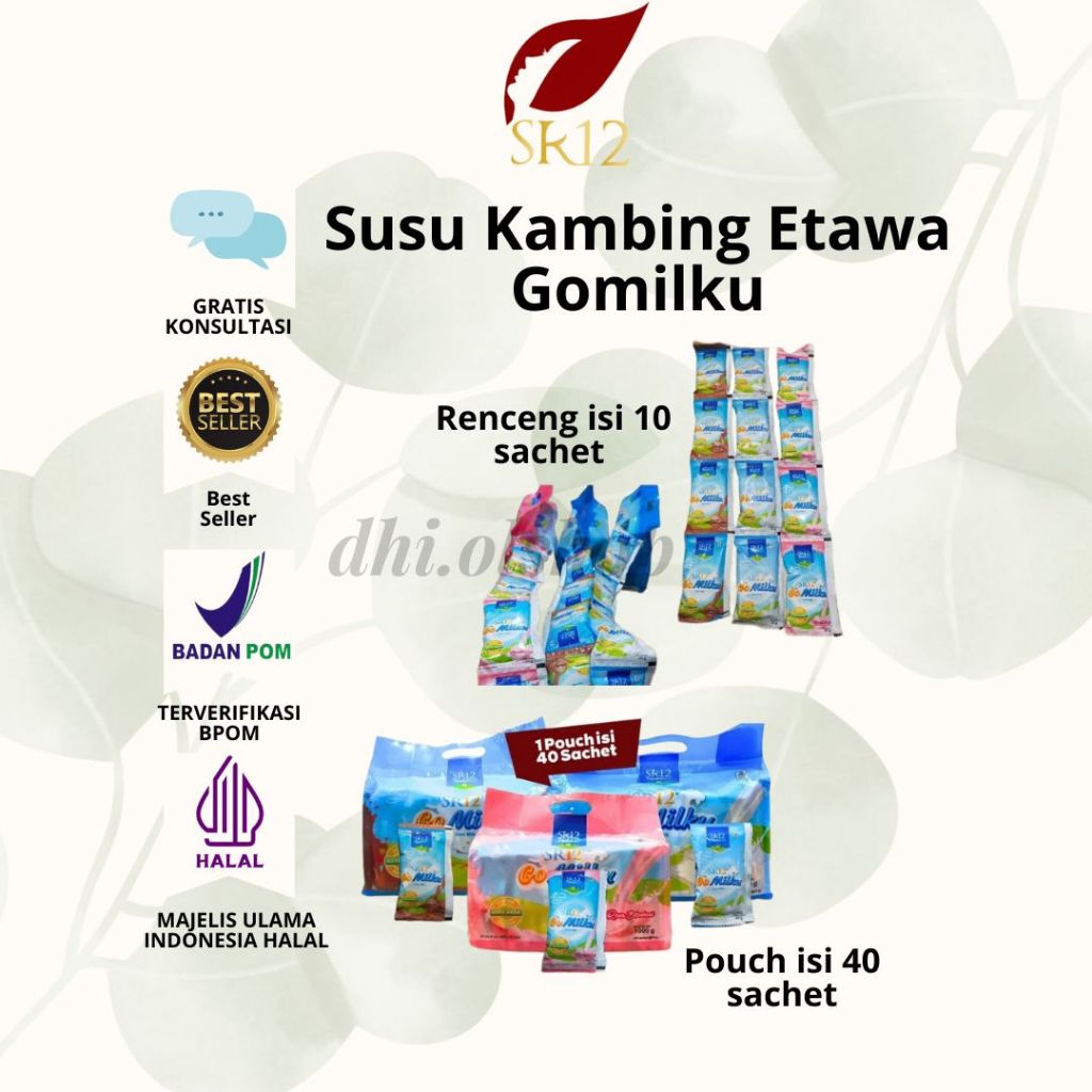 

Gomilku SR12 Susu Bubuk Kambing Etawa