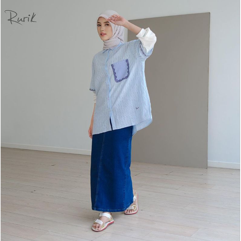RURIK VANDA SHIRT BLUE