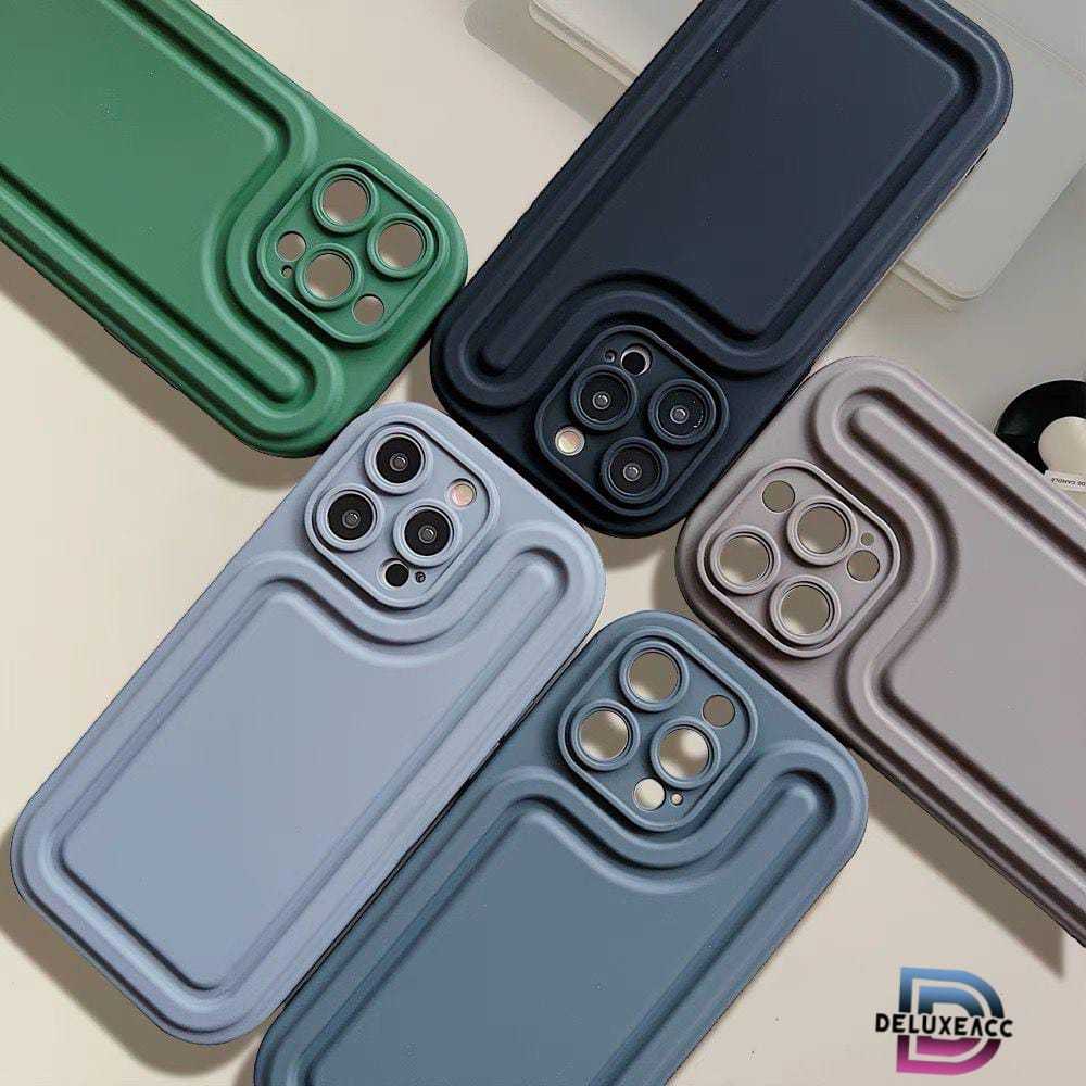 Case Casing Silikon air bag pluffy matte Macaron Procamera Case Bening Imd  OPPO 12F A3X A57 2022 A7