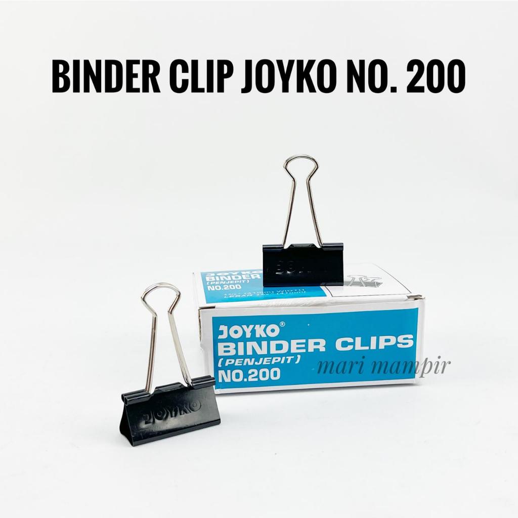 

BINDER CLIP / PAPER CLIP JOYKO / KENKO NO. 200 ( 12 PCS )
