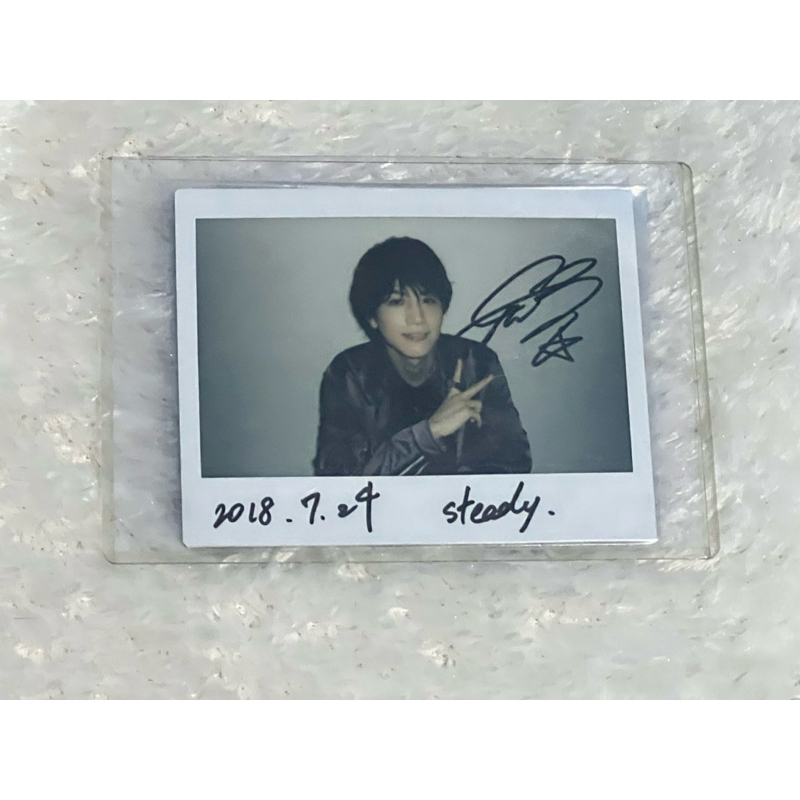 Sandaime J Soul Brothers Iwata Takanori Signed Polaroid