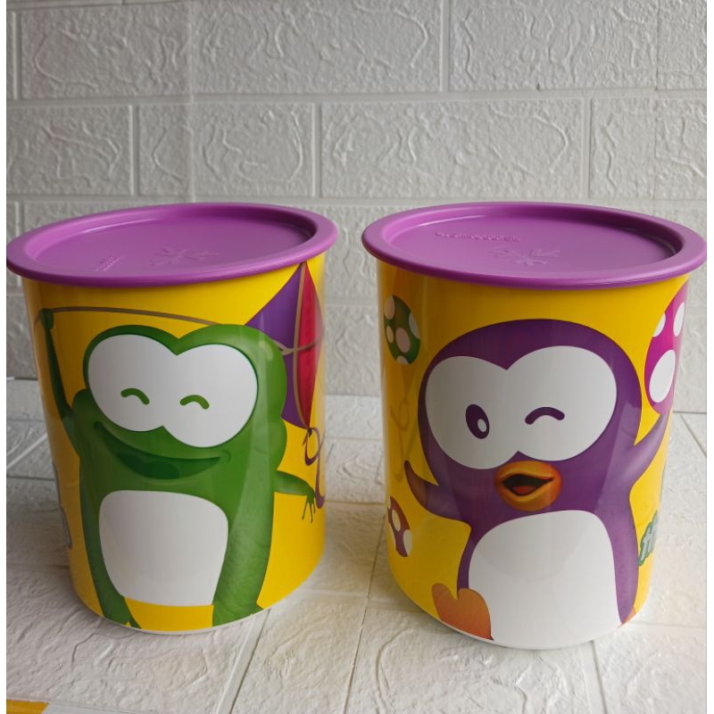 Tupperware Toples Poppy,Froggy Canister @ 2L