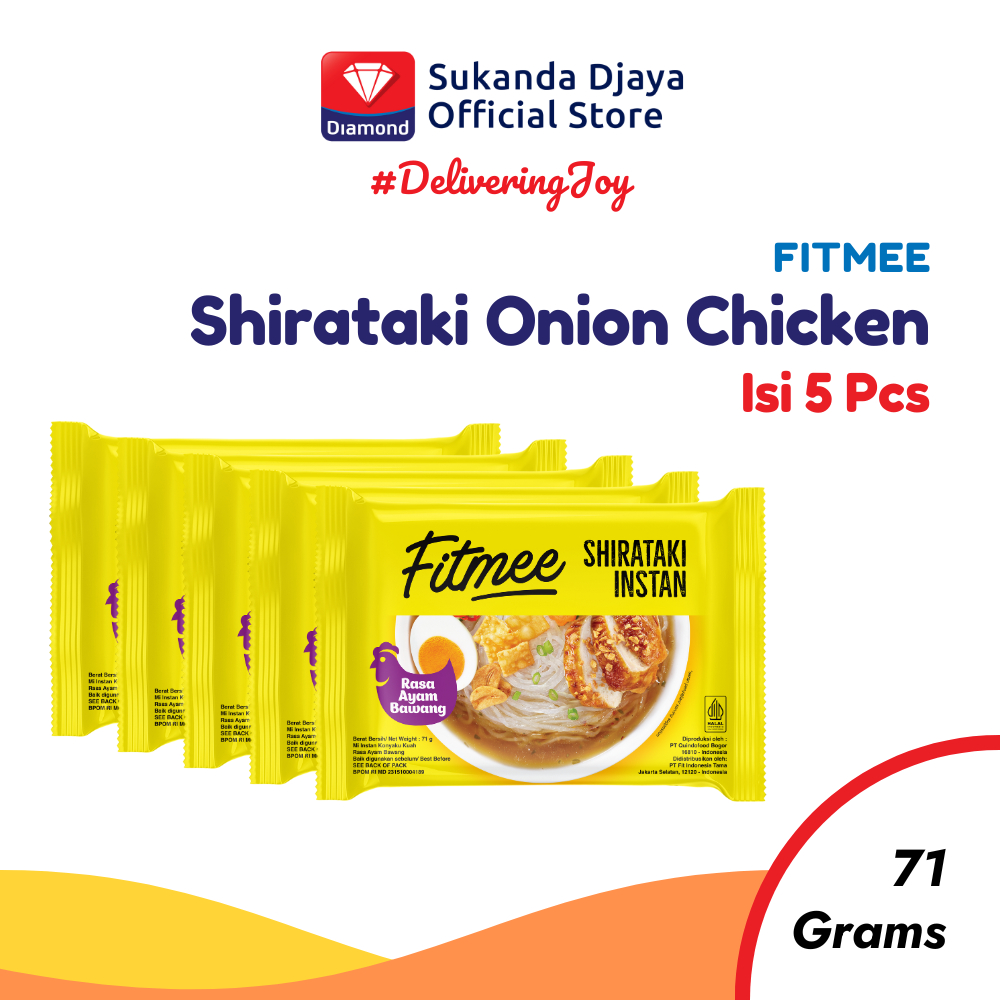 

Fitmee Mie Instan Shirataki Ayam Bawang Gluten Free Isi 5