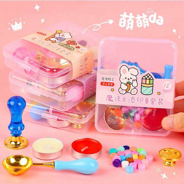 

DIY Mainan Edukasi Wax Sealing Kit Wax Sealing Stamps Set