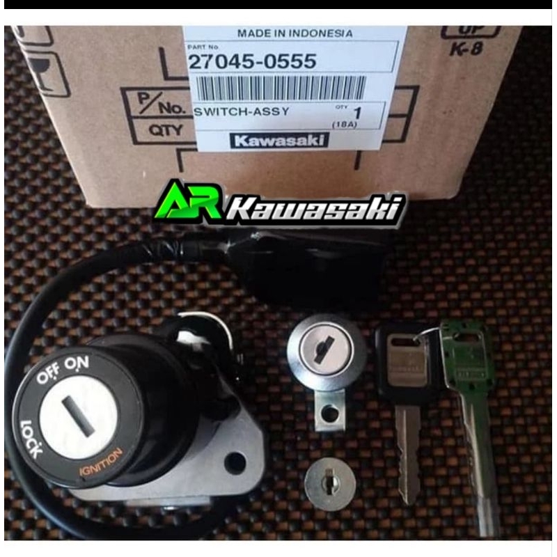 kunci kontak set ninja rr new original