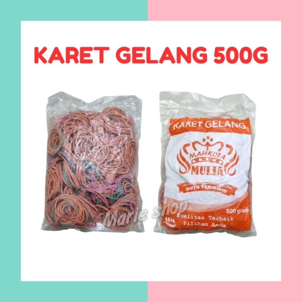 

Marie Shop ➡️KARET GELANG KUAT BERKUALITAS / KARET GELANG 500G / KARET GELANG MURAH