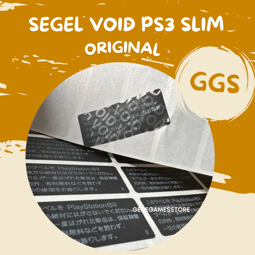 Segel Void PS3 Slim Super Slim
