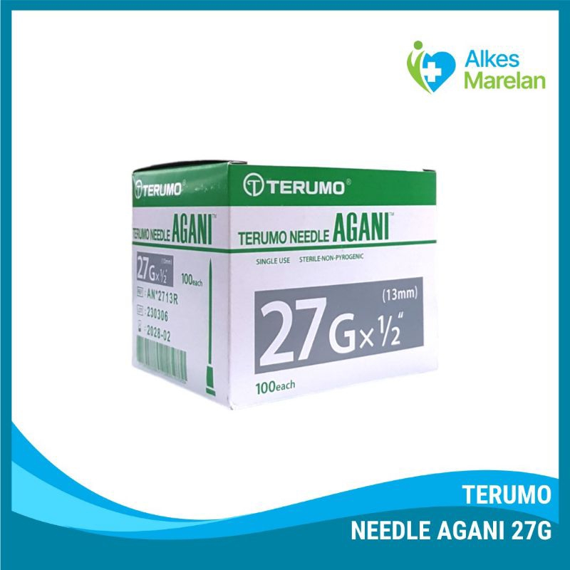 TERUMO - Needle Terumo 27 G Agani / Needle  27G / Jarum 27G