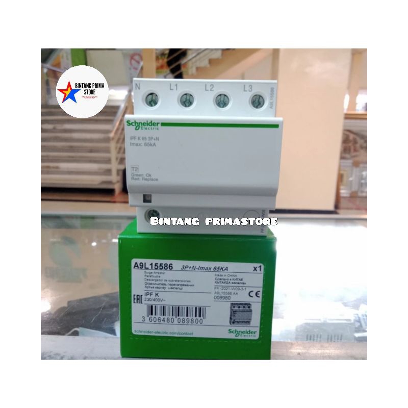 Surge Arrester IPF K65  3P+N IPFK65 65KA A9L15586 Schneider