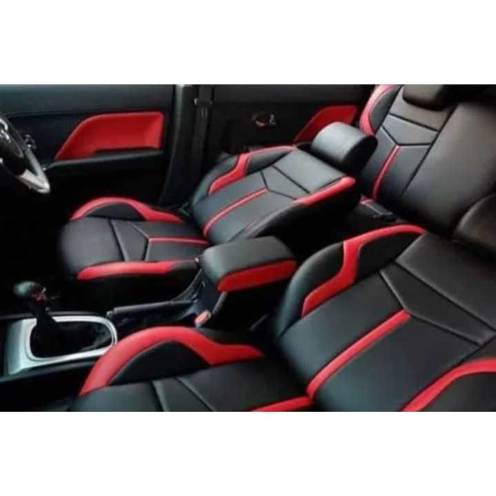 Sarung jok mobil innova g reborn cover jok mobil innova reborn full set 3 baris bahan oscar