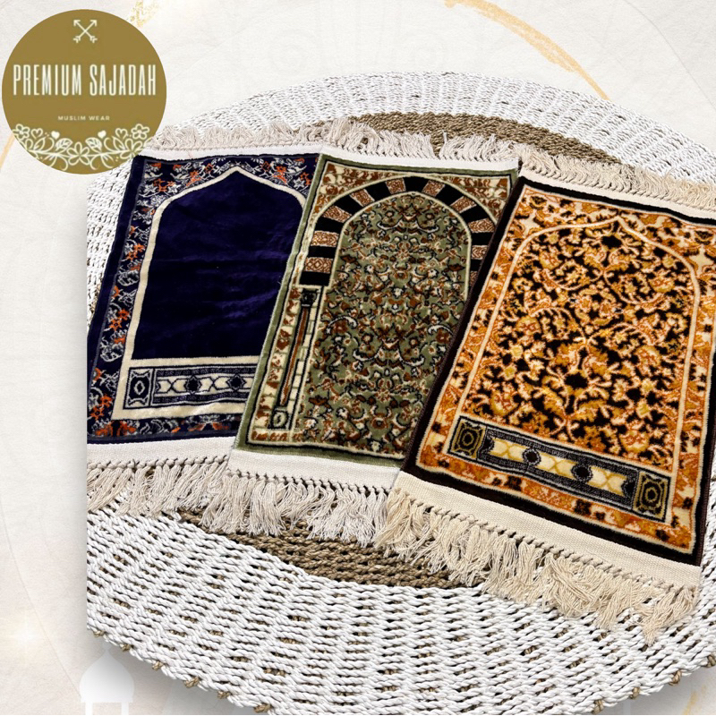 Sajadah Turki Karpet Bulu Halus Lembut Ukuran Dewasa By Premium Sajadah