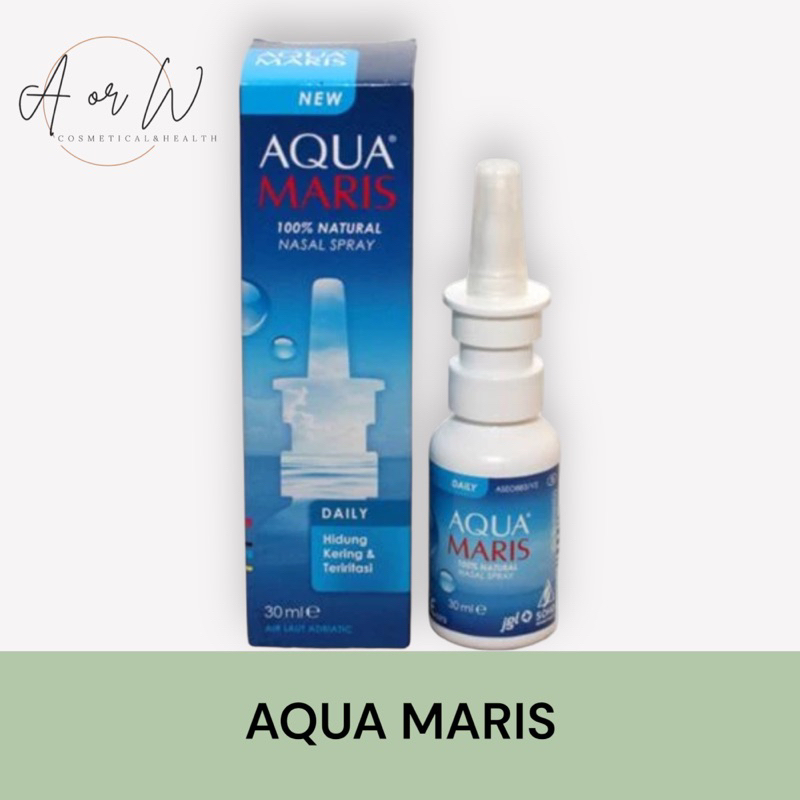 AQUA MARIS DAILY NASAL SPRAY 30 ML Untuk Dekongestan & Pembersih Hidung Harian, Mengatasi Kekeringan