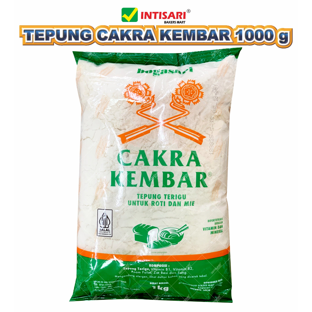 

TEPUNG CAKRA KEMBAR 1000 G