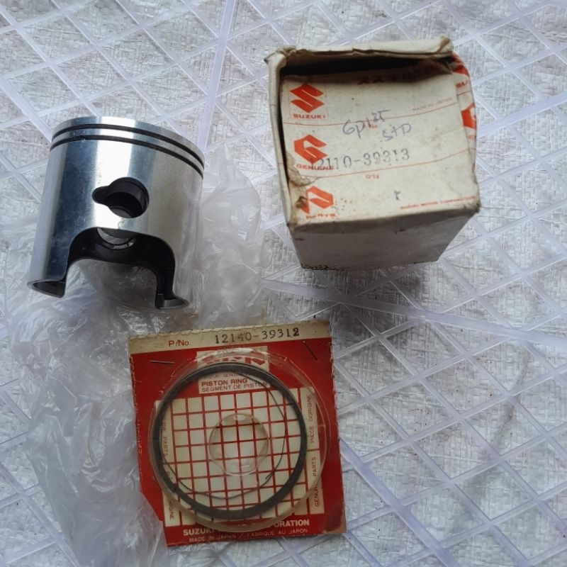 Piston set ring seher suzuki gp125 TRS original os std