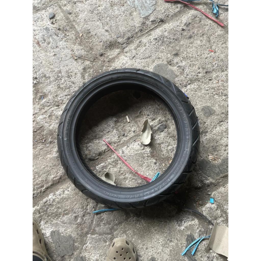 BAN LUAR IRC 120/70-17 120 70 17 RX-01R RX01 TUBELESS