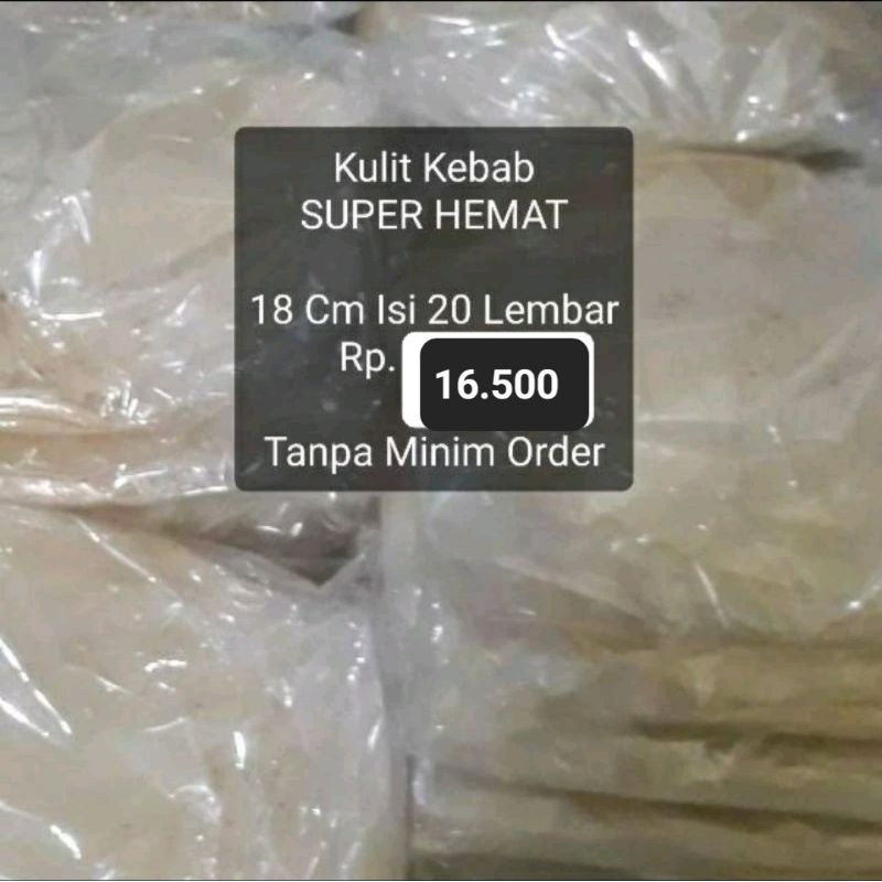 

Kulit Kebab Harga Super Hemat 18 Cm Isi 20 Lembar Tortila Enak Tortilla Top