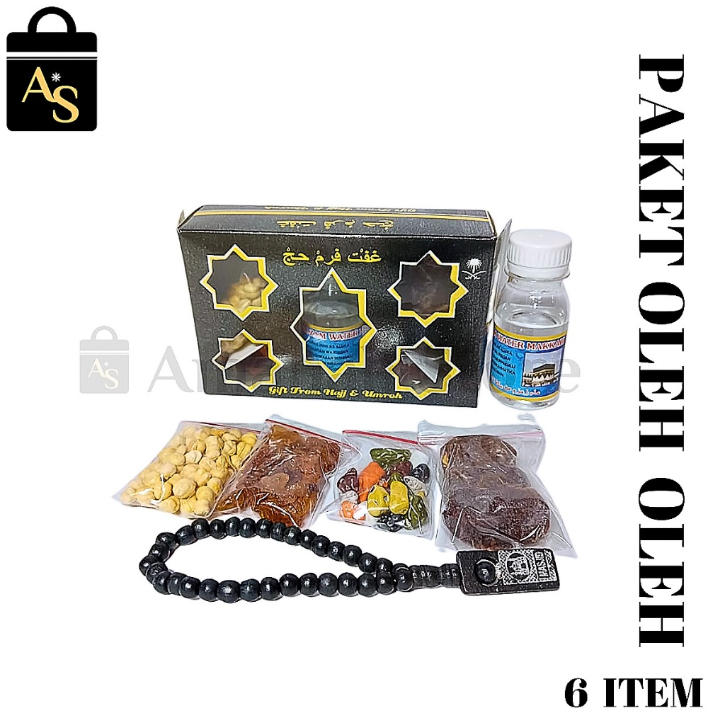 

Paket Lengkap Oleh Oleh Haji Dan Umroh 6 Item air zam zam 60 ml