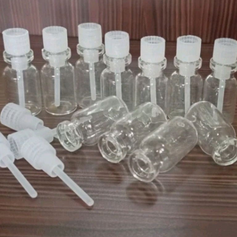 Botol Tester 3ml  Botol Kaca 3 CC ISI 1 BIJI termasuk tutupnya ART Z8R9