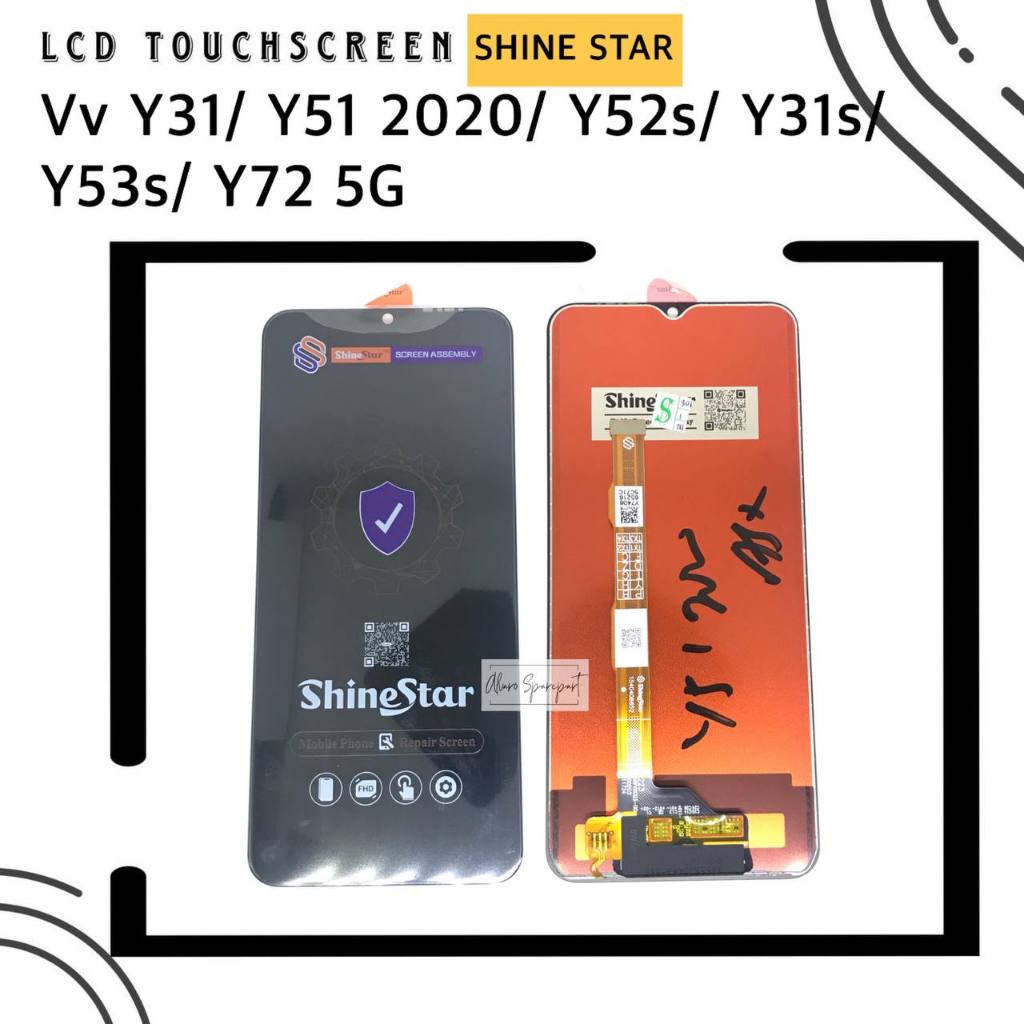 [Shine Star] LCD TOUCHSCREEN VIVO Y31 / Y51 2020 / Y52S / Y31S / Y53S / Y72 5G FULLSET