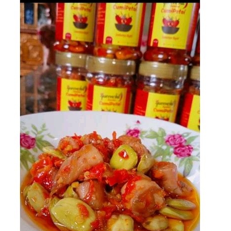 

Sambal cumi pete/Cumi asin/petai pedas
