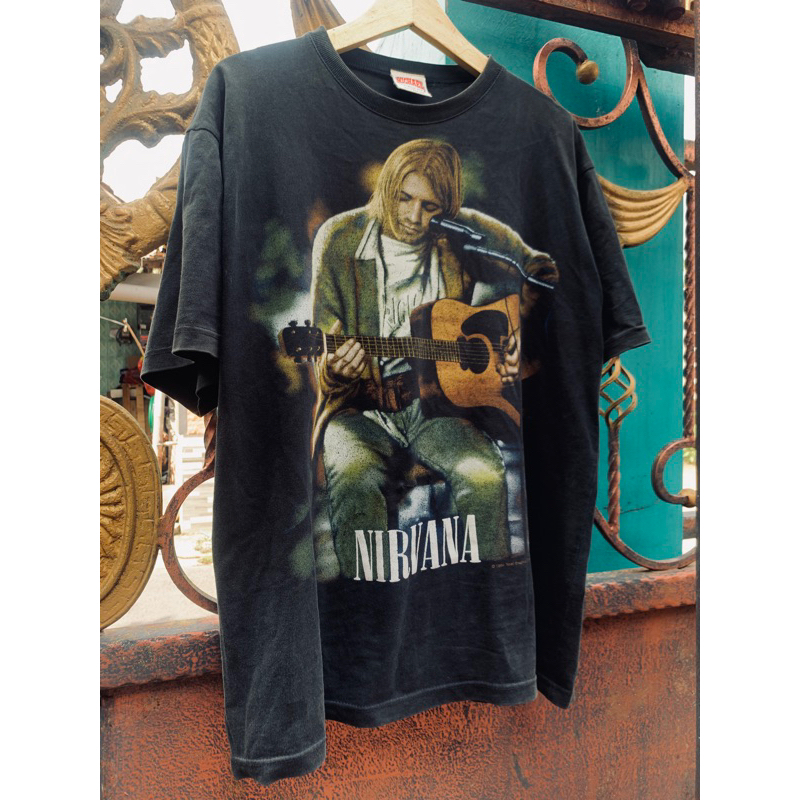 Kaos Second/Kaos Nirvana Vintage Bootleg/Tshirt Second Vintage