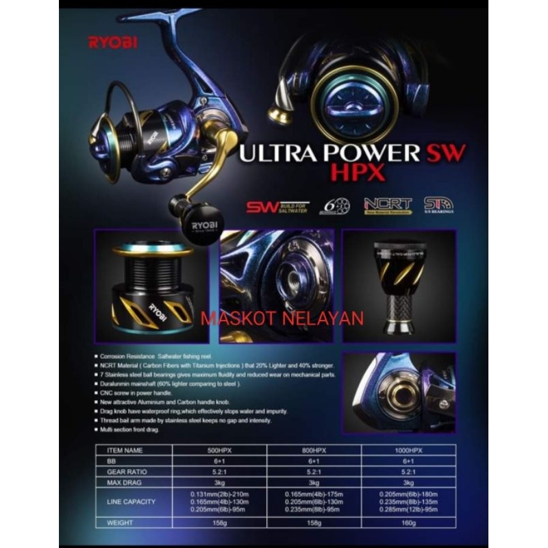 REEL RYOBI ULTRA POWER SW1000