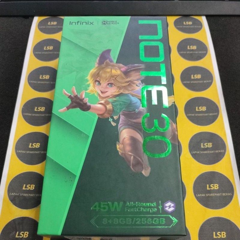 DUS BOX HANDPHONE INFINIX NOTE 30 X6833B ORIGINAL BEKAS